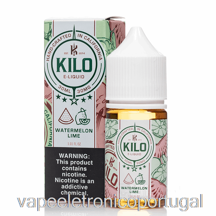 Vape Eletrônico Melancia Lima - Quilo Sais Revival - 30ml 50mg